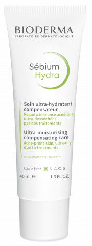 BIODERMA снимка на продукт, Sebium Hydra 40ml, грижа възвръщаща хидратацията за мазна кожа