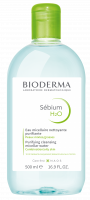 BIODERMA снимка на продукт, Sebium H2O 500ml, мицеларна вода за кожа склонна към акне